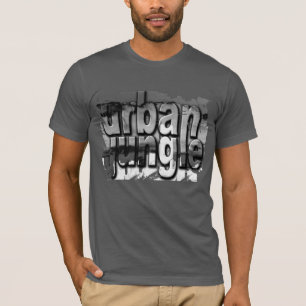 Trendy Distressed Cool Urban Dschungel T-Shirt