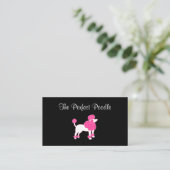 Trendy Dog Grooming Business Card Design Visitenkarte (Stehend Vorderseite)