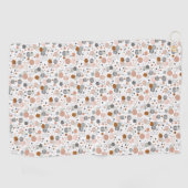 Trendy dots Muster Badehandtuch Golfhandtuch (Horizontal)