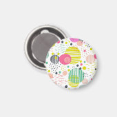 Trendy dots Muster werfen Kissen Getränke Coaster Magnet (Vorderseite/Rückseite)