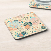 Trendy dots Muster werfen Kissen Getränkeuntersetzer (Linke Seite)