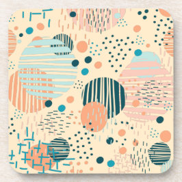 Trendy dots Muster werfen Kissen Getränkeuntersetzer