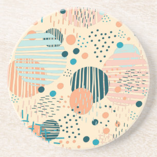 Trendy dots Muster werfen Kissen Getränkeuntersetzer