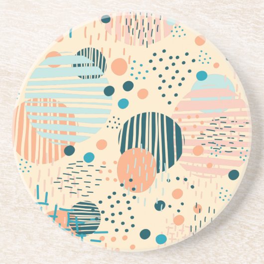 Trendy dots Muster werfen Kissen Getränkeuntersetzer (Vorne)