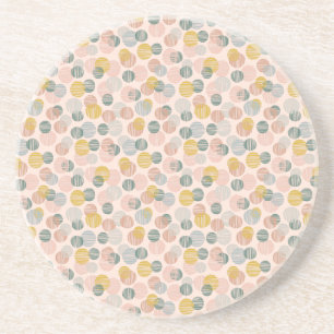 Trendy dots Muster werfen Kissen Getränkeuntersetzer