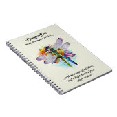 Trendy Dragonfly Notizblock (Rechte Seite)