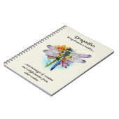 Trendy Dragonfly Notizblock (Linke Seite)