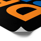 Trendy Dream Glaube erreichen Basketballtür Poster (Ecke)