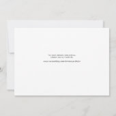 Trendy Drehbuch 3 Foto Moderne Hochzeit Save The Date (Rückseite)