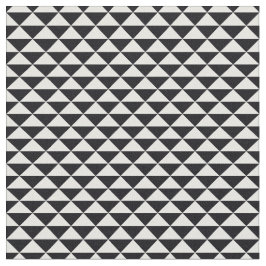 Trendy Dreieck-gemustertes Gewebe (Schwarzes) Stoff