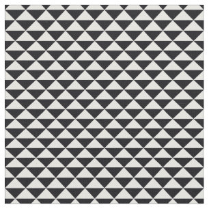 Trendy Dreieck-gemustertes Gewebe (Schwarzes) Stoff