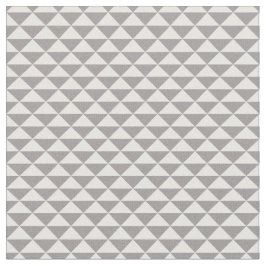 Trendy Dreieck-gemustertes Gewebe (warmes Grau) Stoff