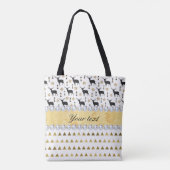 Trendy-Dreifach-Muster und Diamanten Tasche (Rückseite)