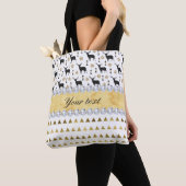 Trendy-Dreifach-Muster und Diamanten Tasche (Von Nahem)