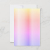 Trendy Dress Stars Navy Blue Holographic Sweet 15 Einladung (Rückseite)