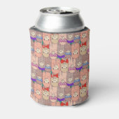 Trendy Dressed Llama Pattern Dosenkühler (Kanne Rückseite)