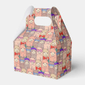 Trendy Dressed Llama Pattern Geschenkschachtel (Vorderseite)