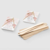 Trendy Driving Palm Blush Orchid Gold Arch Program Fächer (Non-assembled)