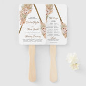 Trendy Driving Palm Pampas Grass Holz Arch Program Fächer (Vorne und Hinten)