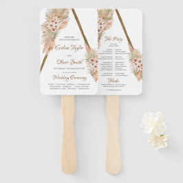 Trendy Driving Palm Pampas Grass Holz Arch Program Fächer