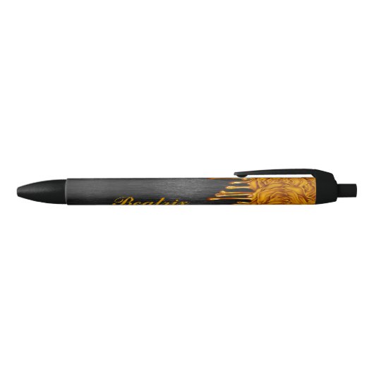 Trendy Driving Rose Personalisiert Pen Gold Kugelschreiber (Oberseite)