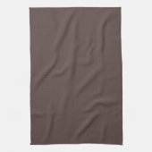 Trendy Dunkles Mocha-Braun - Küchentuch (Vertikal)