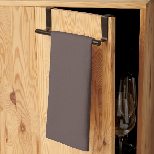 Trendy Dunkles Mocha-Braun - Küchentuch (Drittel gefaltet)
