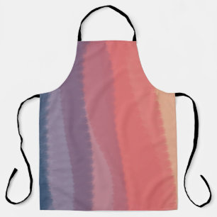 Trendy Dusk Colored Watercolor Malerei Schürze