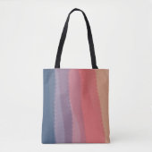 Trendy Dusk Colored Watercolor Malerei Tasche (Vorderseite)