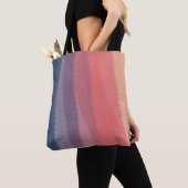 Trendy Dusk Colored Watercolor Malerei Tasche (Von Nahem)