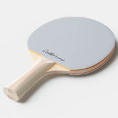 Trendy Dusty Bluish Gray Custom Ping Pong Paddle Tischtennis Schläger (Vorderseite)