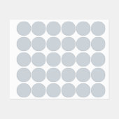 Trendy Dusty Bluish Gray - Labels Etiketten (Blatt)