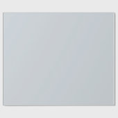 Trendy Dusty Bluish Gray - Wrapping Paper Roll Geschenkpapier (Flach)