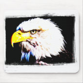 Trendy Eagle Head Pop Art Picture Template Mousepad (Vorne)