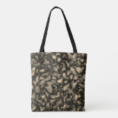 Trendy Earth Toned Abstraktes Muster Tasche (Rückseite)