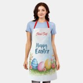 Trendy Easter Eggs Beautiful Collection Schürze (Getragen)