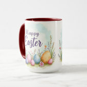 Trendy Easter Eggs Beautiful Collection Tasse (Vorderseite Links)