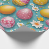 Trendy Eggs Easter Collection Geschenkpapier (Ecke)