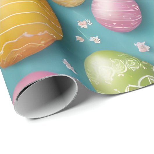 Trendy Eggs Easter Collection Geschenkpapier (Rolleneckpunkt)
