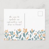 Trendy einfach haben wir verschoben Postkarte (Rückseite)