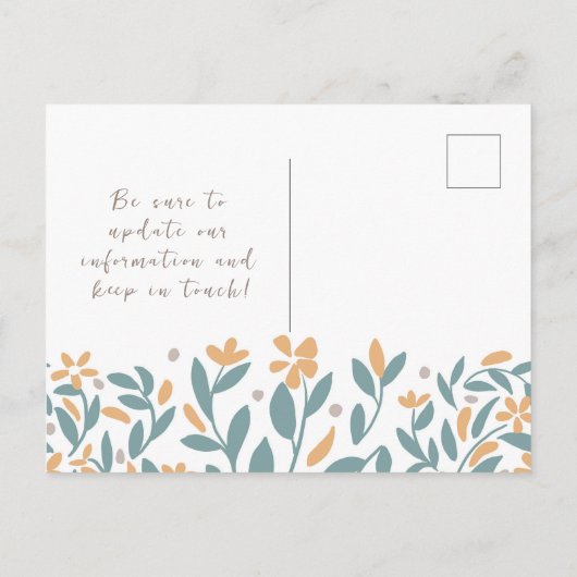 Trendy einfach haben wir verschoben Postkarte (Rückseite)