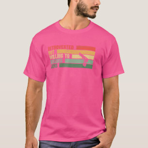Trendy eingeführt, aber willens, über Waffen zu di T-Shirt