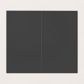 Trendy einzigartig grau vertikale riesige rote Mon Visitenkarten (Innenseite Aufgefaltet)