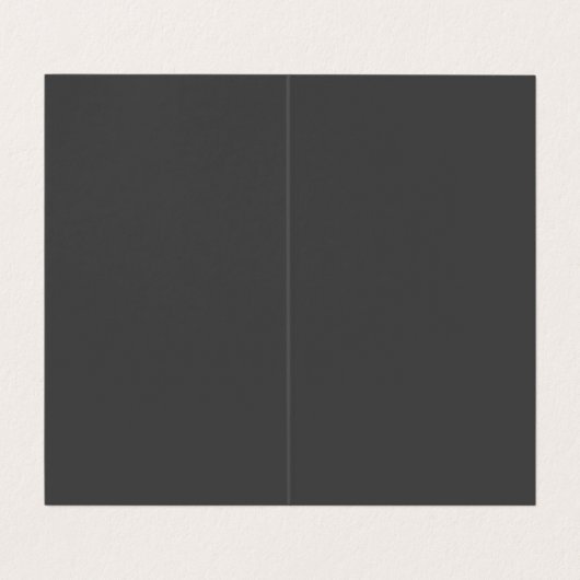 Trendy einzigartig grau vertikale riesige rote Mon Visitenkarten (Innenseite Aufgefaltet)