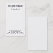 Trendy Einzigartig kreativ Beruflich Visitenkarte (Vorne/Hinten)