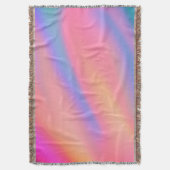 Trendy Einzigartig Pink Blau abstrakte Wellen Decke (Vorderseite Vertikal)