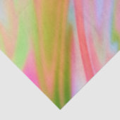 Trendy Einzigartig Pink Blau abstrakte Wellen Seidenpapier (Ausschnitt)