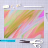 Trendy Einzigartig Pink Blau abstrakte Wellen Seidenpapier (Handwerk)