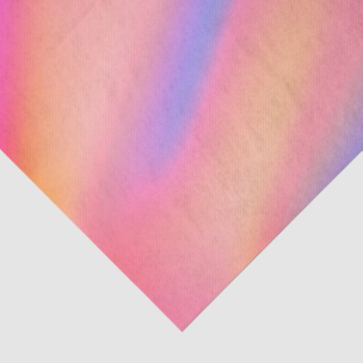 Trendy Einzigartig Pink Blau abstrakte Wellen Seidenpapier (Ausschnitt)