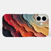Trendy Einzigartige, getrocknete Farbtöne Case-Mate iPhone Hülle (Rückseite (Horizontal))